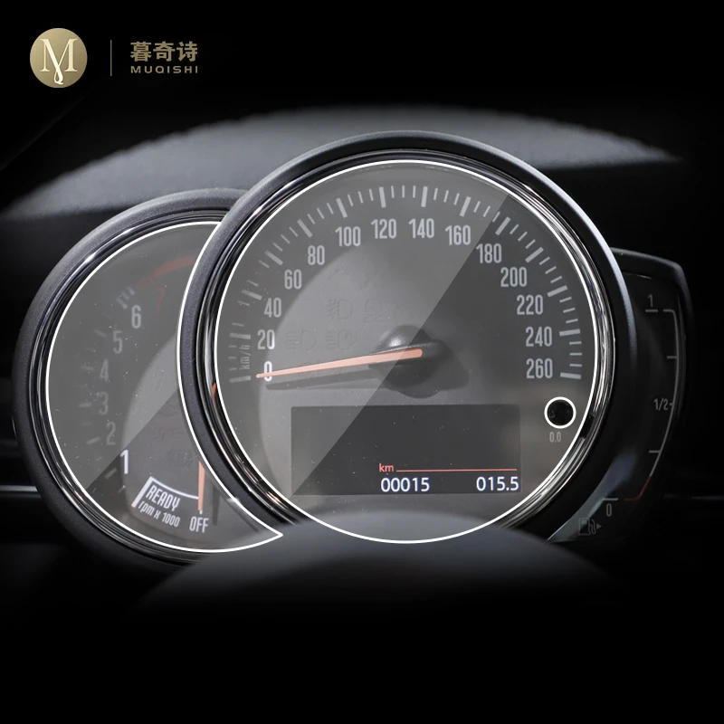 For MINI Cooper F54 F55 F56 F57 Dashboard Panel Film Anti-scratch Protector Speedometer Tempered Glass Film Car Accessories refi