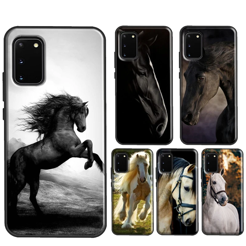 Horse Animal Phone Case For Samsung S10 Plus S8 S9 S20 FE S22 S21 Ultra Note 10 Plus Note 20 Ultra