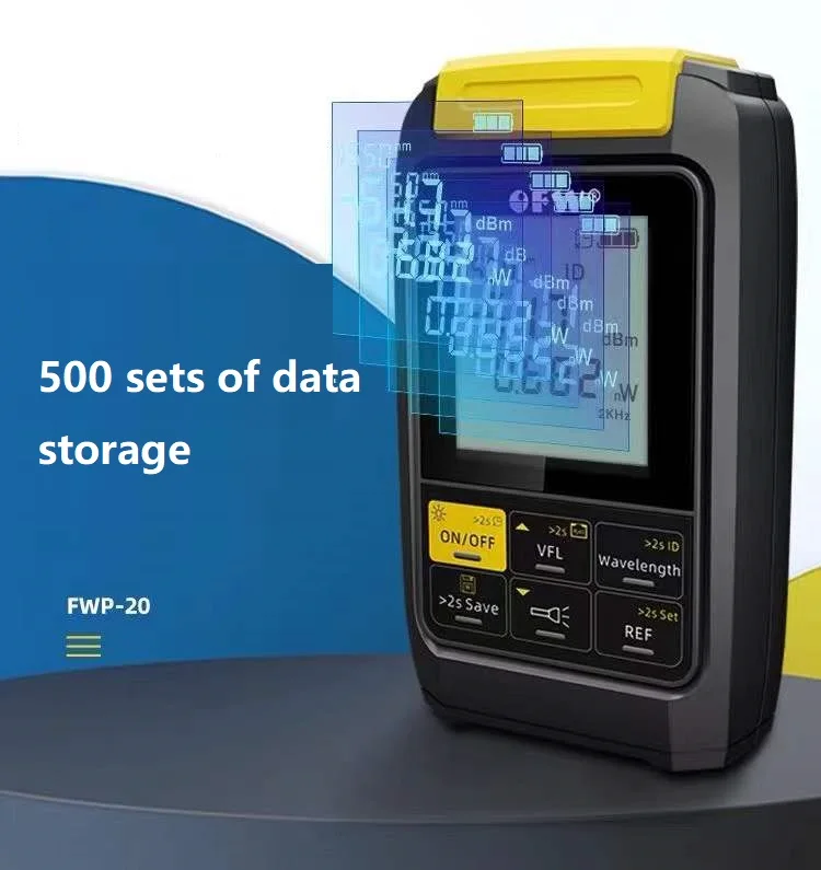 Compteur de puissance optique 4 en 1, 5G, 10 longueurs d'onde, localisateur visuel de défauts, testeur de Fiber de Test de câble réseau VFL OPM 30KM