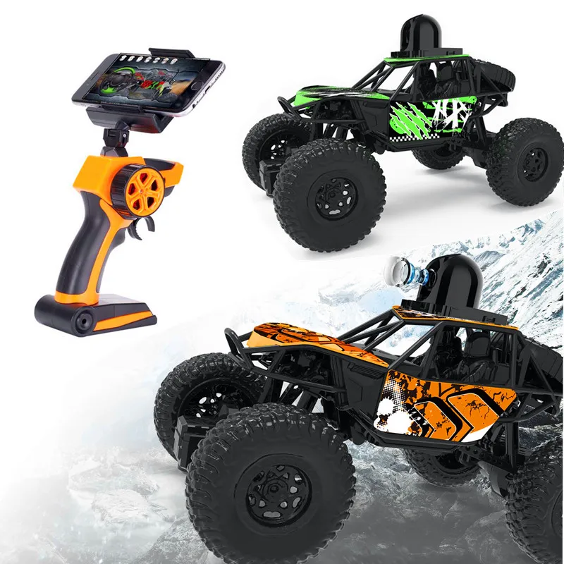 EBORUI S003W WiFi RC Car 2.4Ghz 1:22 2WD Off-road Cross-Country Climbing Car WiFi FPV 2.0MP HD Camera Remote Control Car Toy RTR