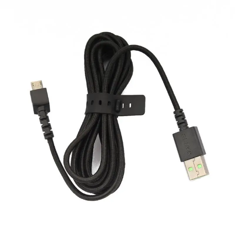 Durable Nylon Braided USB Mouse Cable Line for Razer Wireless Mouse