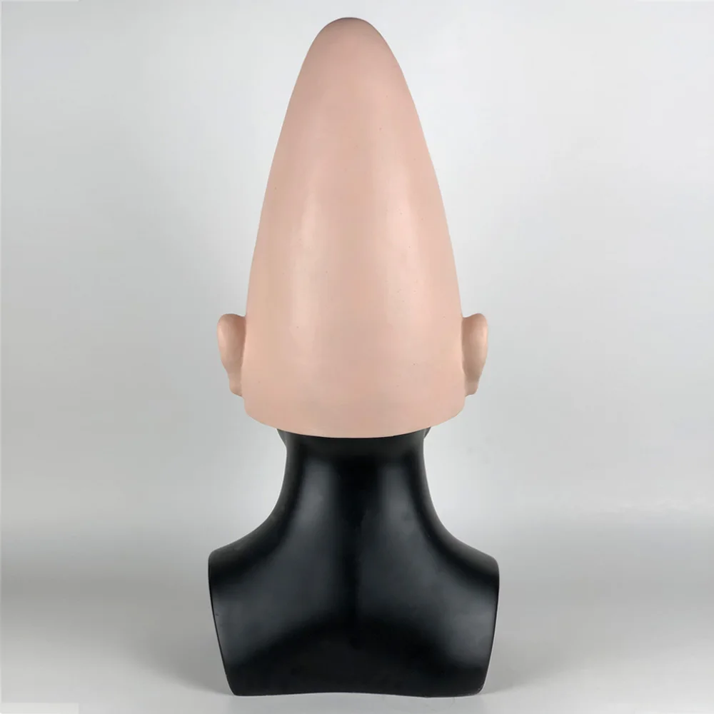 Coneheads Alien Latex Cap Mask Cosplay Egg Head Conical Masks Helmet Halloween Carnival Party Props