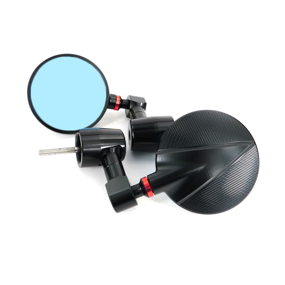 Rear View Side Mirrors Handle Bar End Mirror Fit For KAWASAKI Ninja 125 400 900 Versys 1000 650 ZZR 600 1200 Z800 900 1000 ER-5