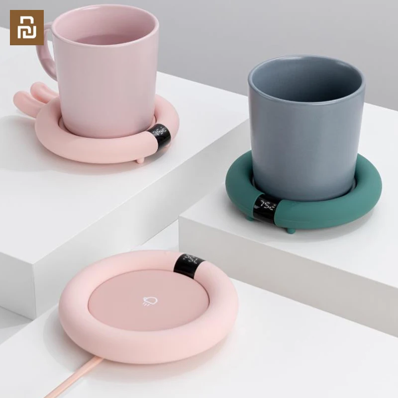 

Xiaomi youpin 75 degree heating coaster desk household milk coffee insulation coaster without picking cup warmer