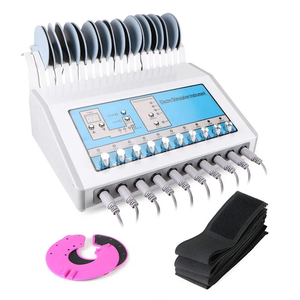 

Russia Wave electrode muscle stimulation ems ondas rusas fitness massage machine for body lymphatic drainage weight loss