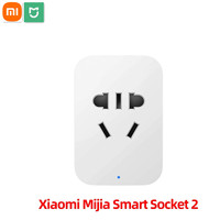 Original Xiaomi Mi Smart Socket 2 Plug Bluetooth Gateway Version Remote Control Works with Xiaomi Smart MI Home Mijia APP