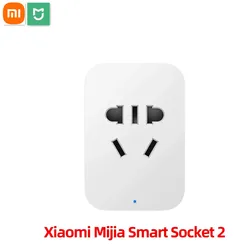 Original Xiaomi Mi Smart Socket 2 Plug Bluetooth Gateway Version Remote Control Works with Xiaomi Smart MI Home Mijia APP