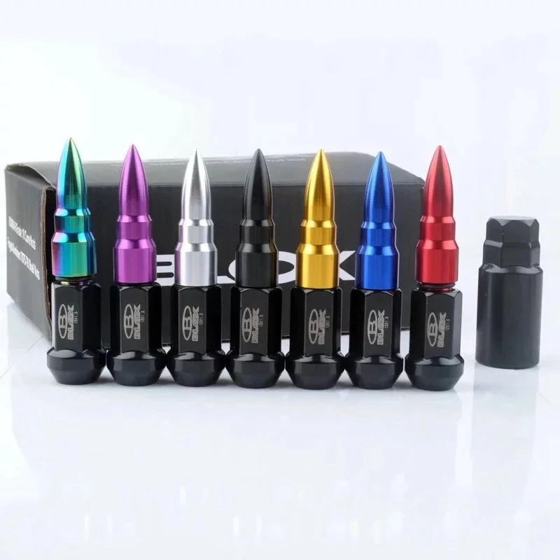 Univserسال Blox سبايك جنوط عجلات العروه المكسرات الترباس M12 * 1.25 M12 * 1.5 مع المسامير الألومنيوم 20 قطعة/المجموعة