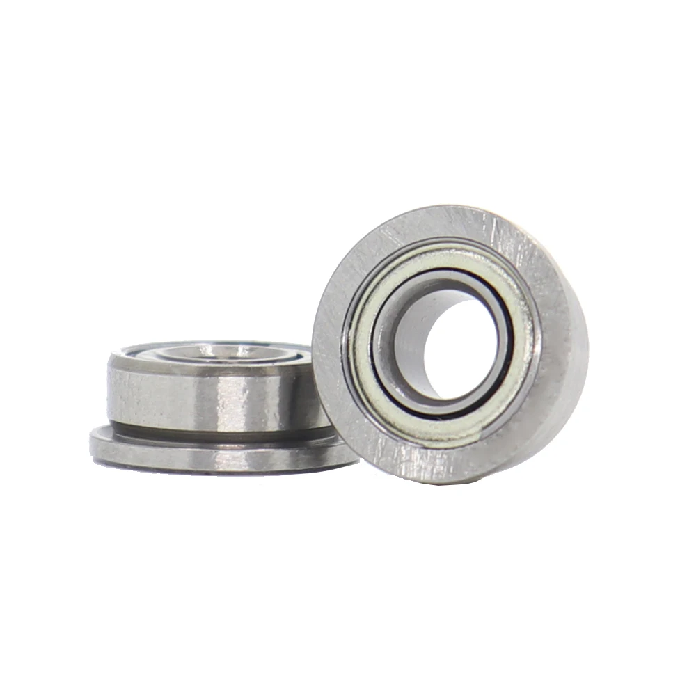 F684ZZ Flange Bearing 4x9x4 mm ABEC-1 ( 10 PCS )  Flanged F684 Z ZZ Ball Bearings