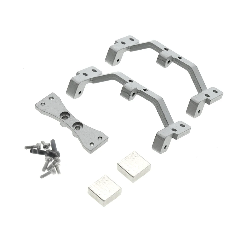 for MN D90 MN-90 MN99S MN99 RC Car Upgrade Parts Metal Pull Rod Base Seat & Axle Upper Servo Bracket Mount Accessories