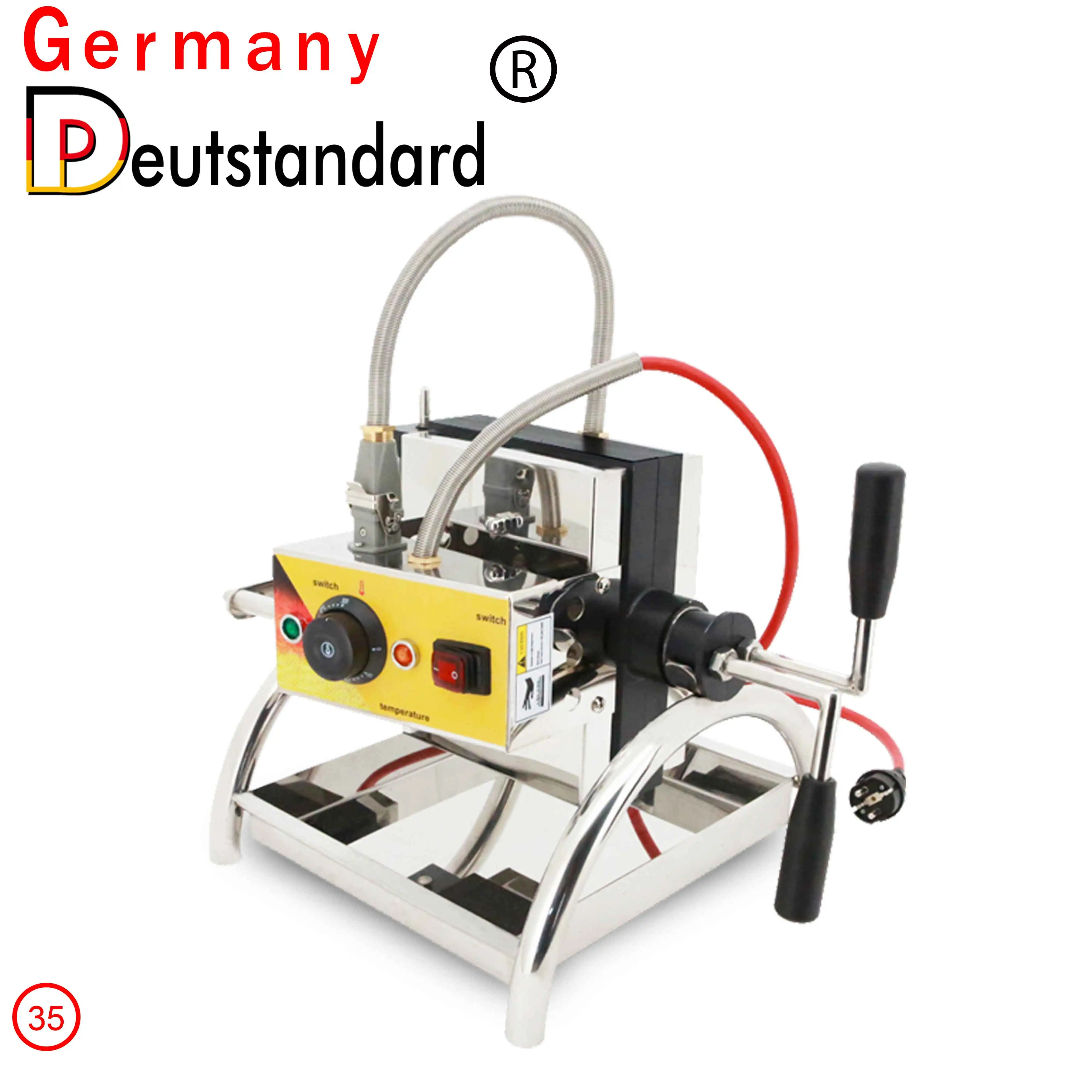 2021 새로운 디자인 물방울 모양 와플 기계 상업 비 스틱 전기 회전 와플 제조 기계 고품질