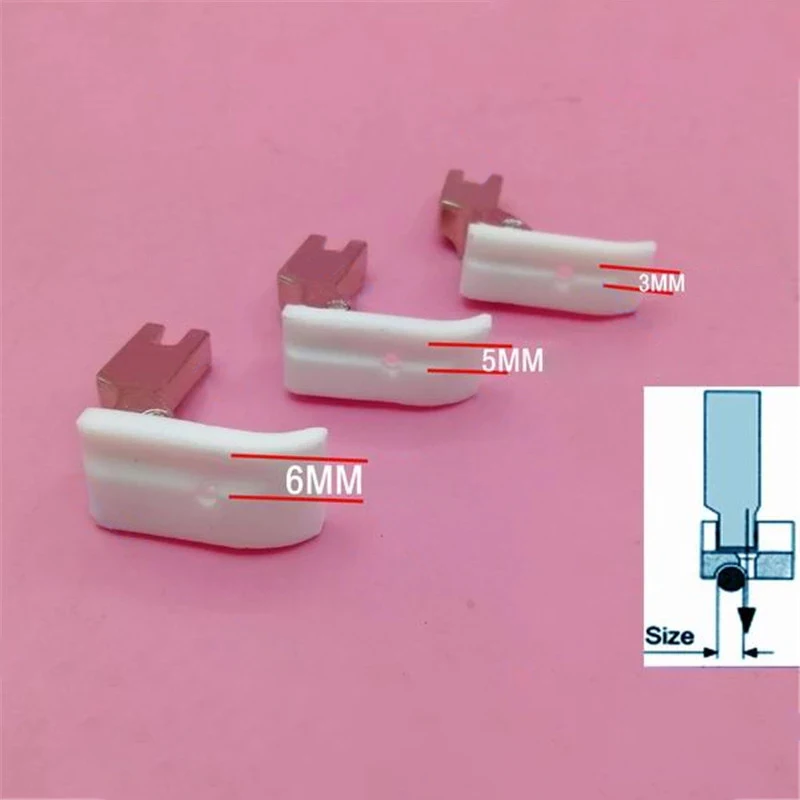 Industrial Sewing Machine Welting Presser Foot, Piping feet