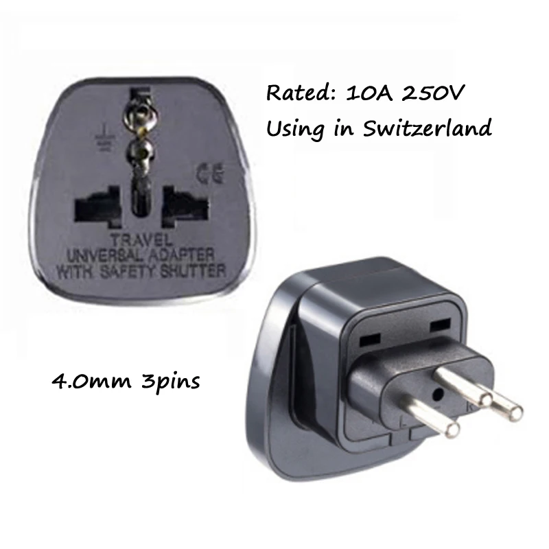 1 Stück Universal Amerika Europa Kr AU EU zu US UK USA Steckeradapter Südafrika Indien Adapter Italien Schweiz Reiseadapter – Detail 8