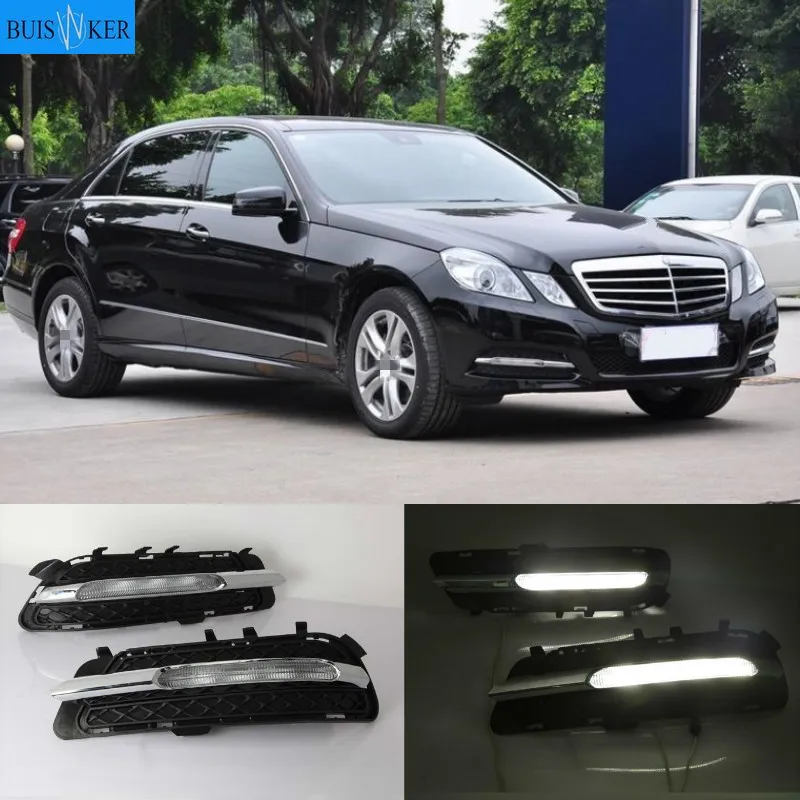 

Car DRL LED Daytime Running Light DRL Lights Fog Lamp For Mercedes Benz W212 E-Class E250 E300 E350 2009-2013