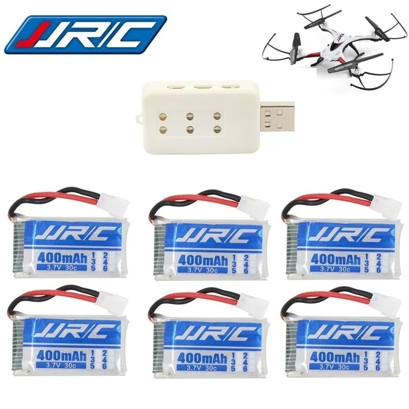 Original 3.7V 400mah 30C Rechargeable Battery for JJRC H31 RC Spare Parts 3.7V Lipo battery and USB charger For JJRC H31