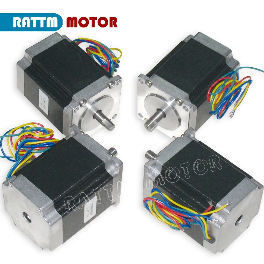 EU ship/free VAT 4PCS NEMA23 76mm/ 270Oz-in/ 3A CNC stepper motor stepping motor for CNC Router/Engraving/Milling machine