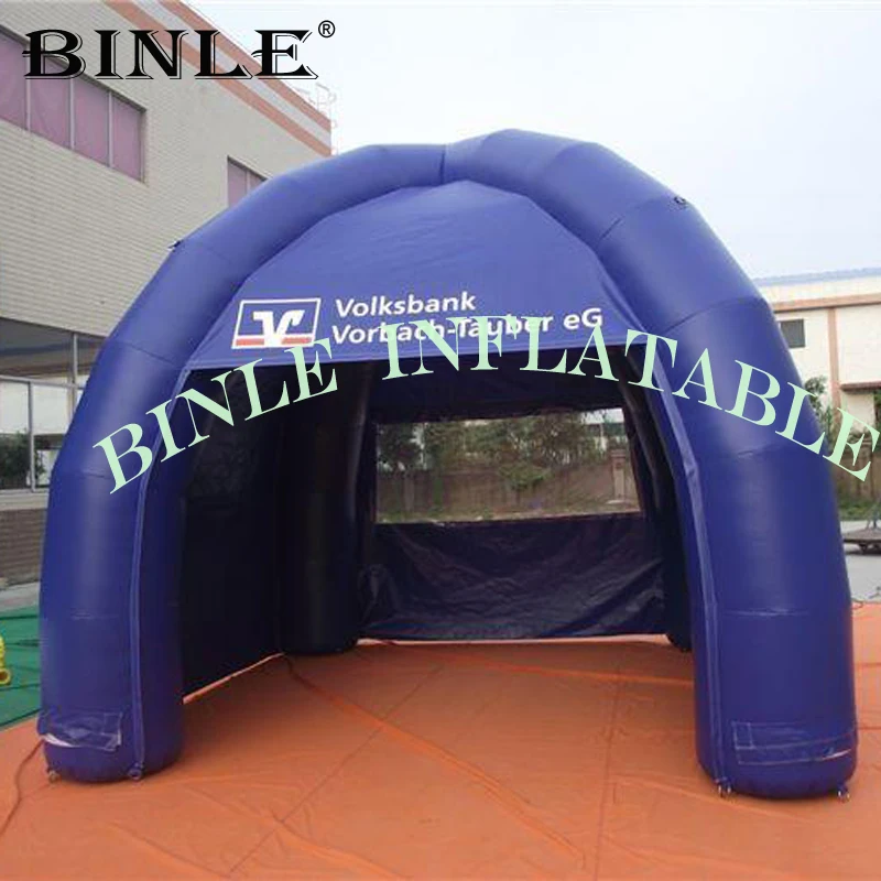 

Exhibition events outdoor inflatable spider tent with transparent window inflatable party tent car garage