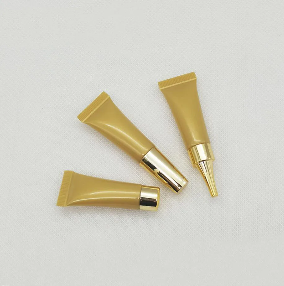 5ml gold soft tube mild wash butter hand cream tube eye serum cleansing foundation essence lotion sample cosmetic hose packing