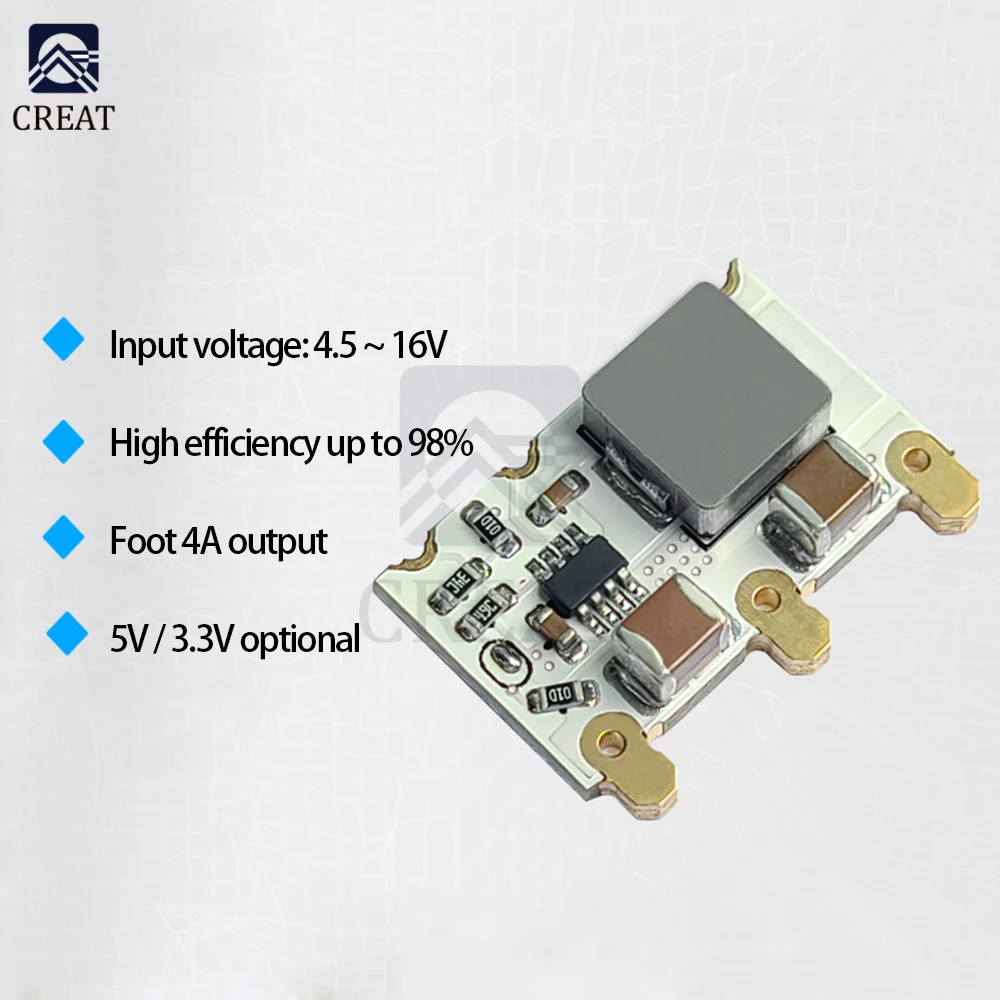 Mini Step Down Power Supply Module Voltage Buck Converter DC-DC Buck Module 9V 12V to 5V / 4.5~16V to 3.3V 5V