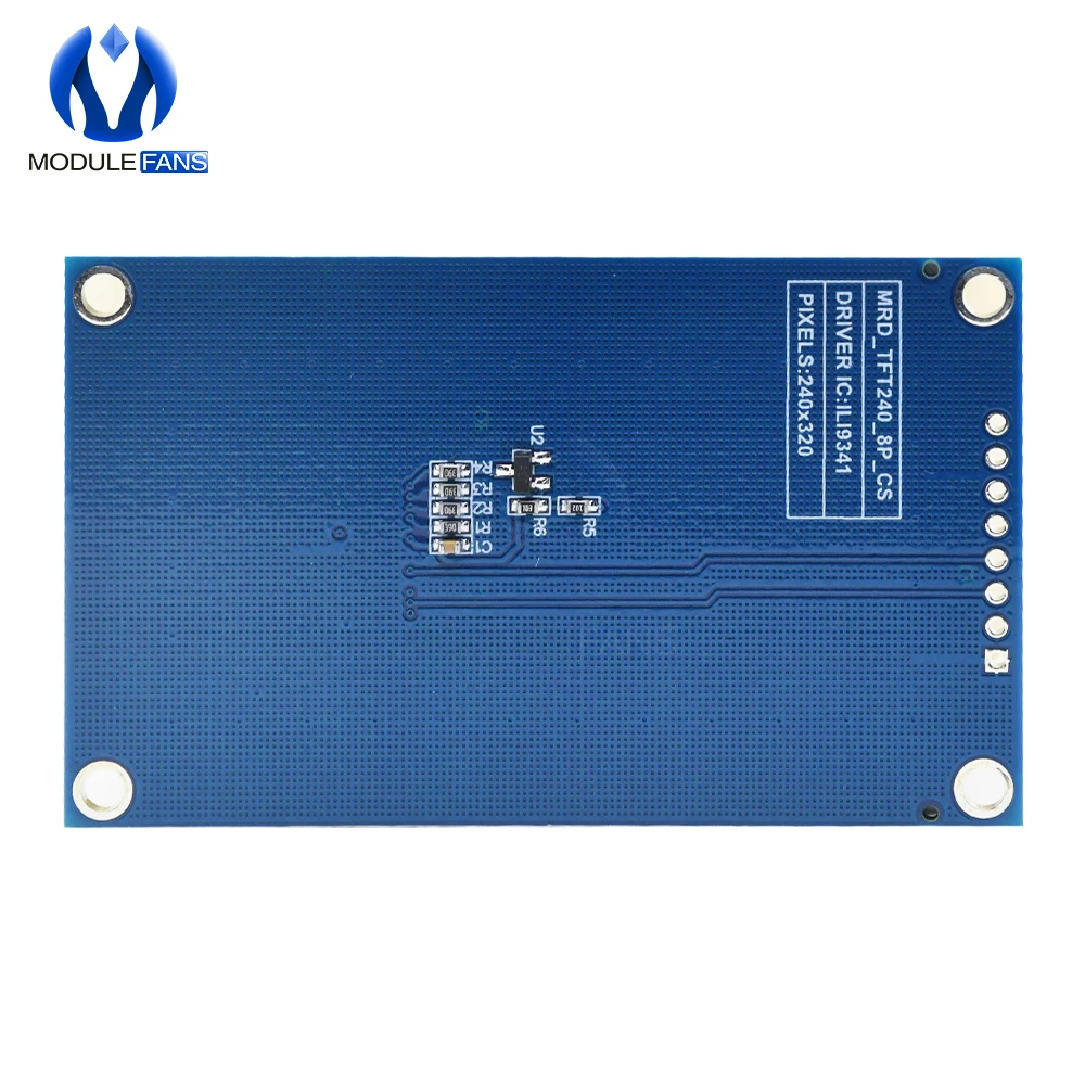 2.4 "240X320 Tft Lcd Display Module 2.4 Inch 240*320 3.3V Lcd Module Spi Driver ic ILI9341 Voor Arduino