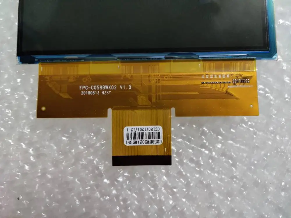 Design de tela lcd para projetor de vídeo, modelo novo de 5.8 polegadas para o modelo wzatco ctl60