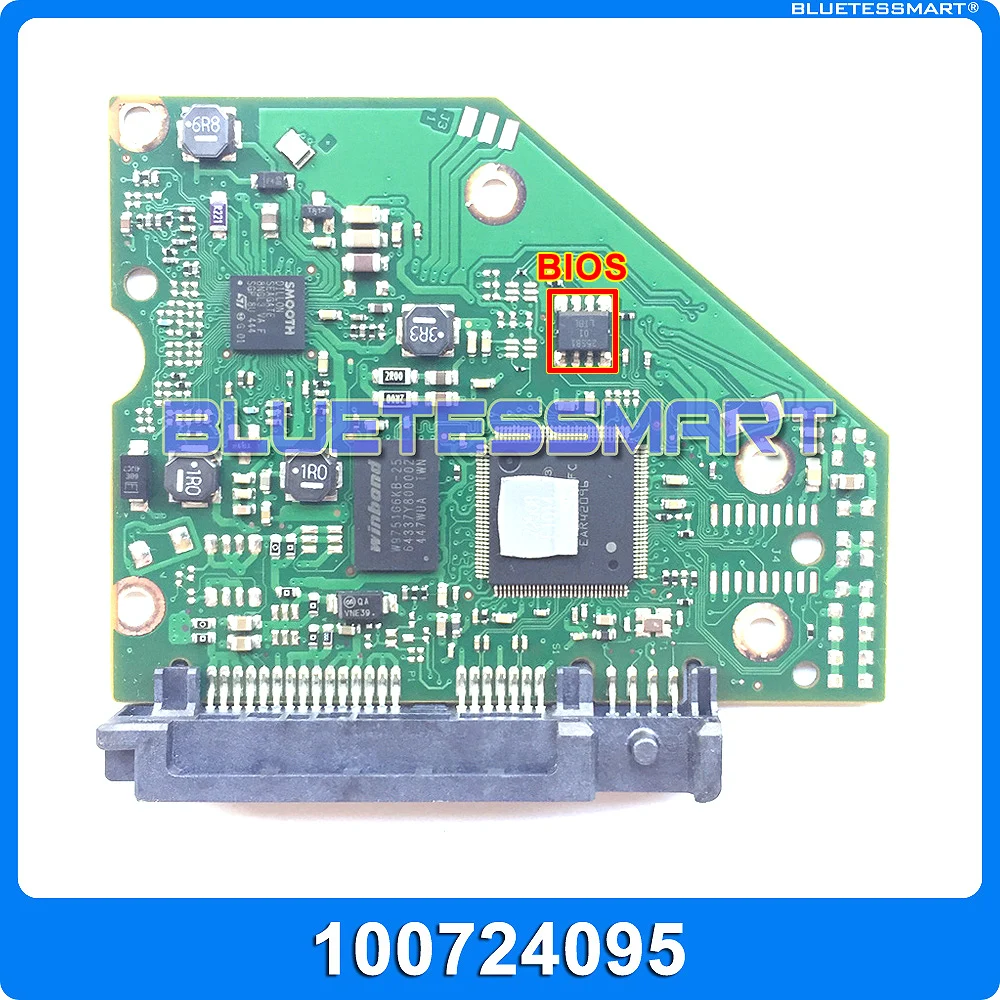 

hard drive parts PCB logic board printed circuit board 100724095 REV A for Seagate 3.5 SATA hdd data recovery repair 1T 2T 3T