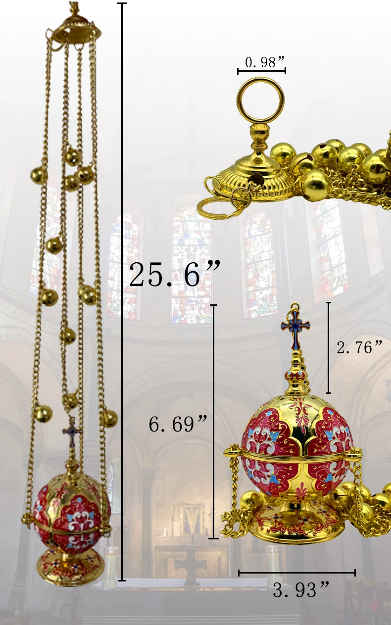 Räuchergefäß eisernes kreuz holz kreuz kreuz deko russisch ortodoxische kreuz jesus tisGold Weihrauch Brenner Jesus Kruzifix Wand Kreuz Orthodoxe Kreuze Kirche Dekoration Russische Orthodoxe Kirche Quemador de incienso – Detail 4
