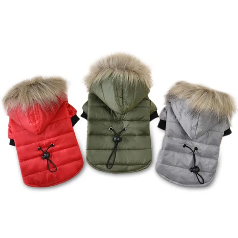 XS-XL Warm Small Dog Clothes Winter Dog Coat Jacket Puppy Outfits For Chihuahua Yorkie Dog Winter Clothes Pets Clothing Chiuaua