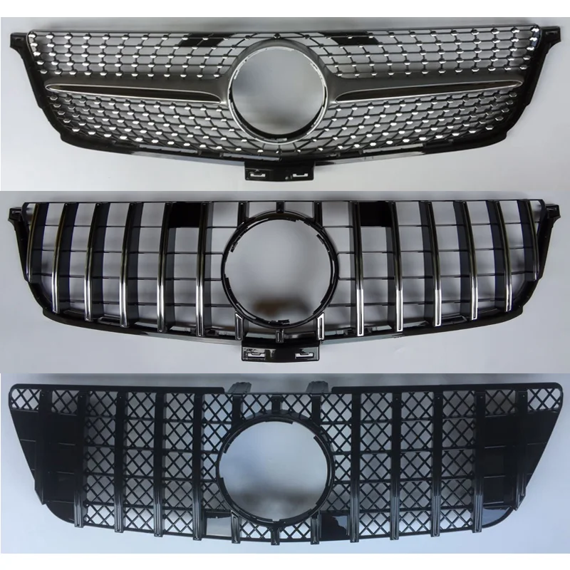 

Передняя решетка для Mercedes-Benz M-class ML W164 W166 2006-2015
