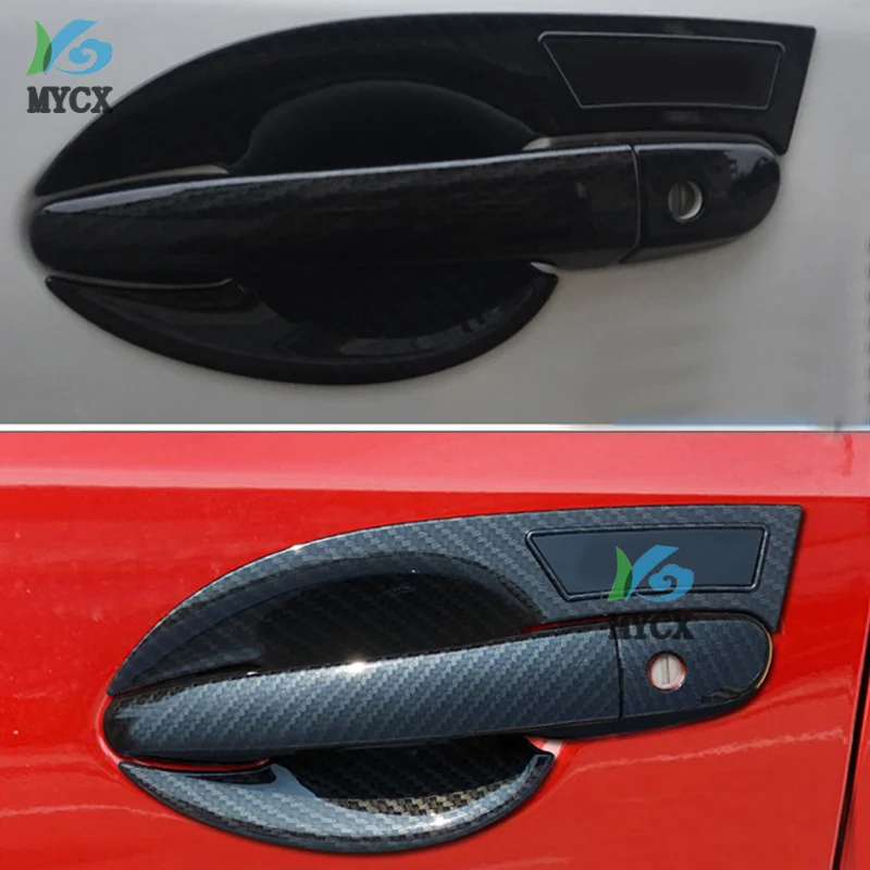 FIR PARA Mazda CX5 CX-5 CX 5 2017 2018 2019 Chrome Tampa da maçaneta da porta lateral captura guarnição sobreposição moldagem enfeite