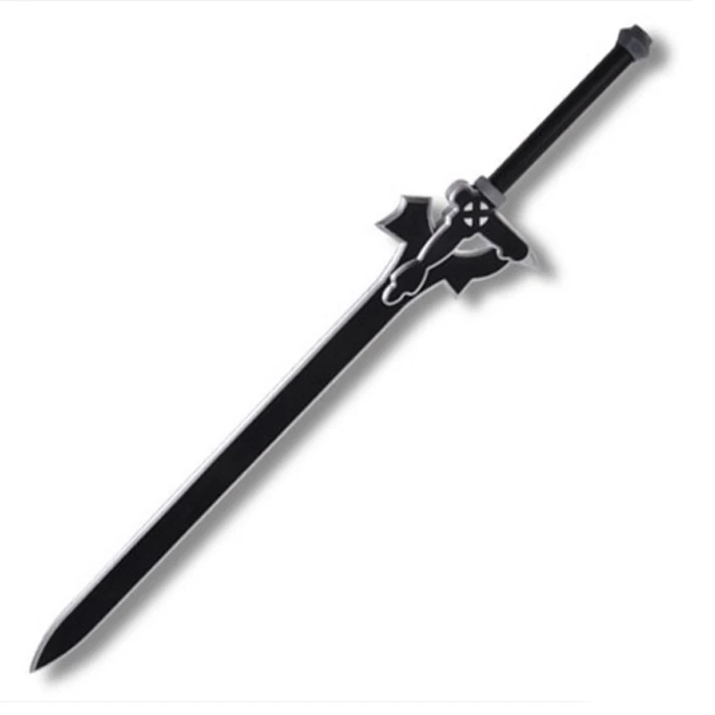 

Sword art online SAO Kirito Kazuto Elucidator/Dark Repulser/ black sword cosplay anime pu sword