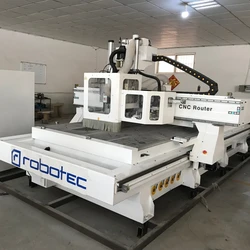 Furniture making machines and equipment CNC router with auto loading unloading table milling kitchen cabinet with drilling bits