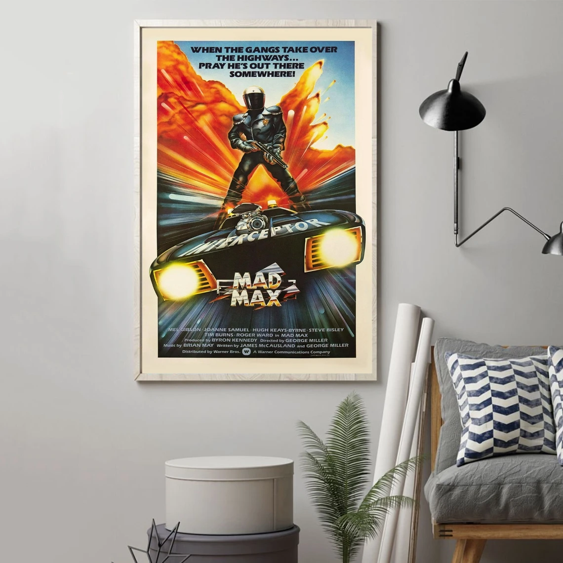 Mad Max Movie Poster Canvas Print Wall Painting Home Decoration (No Frame)