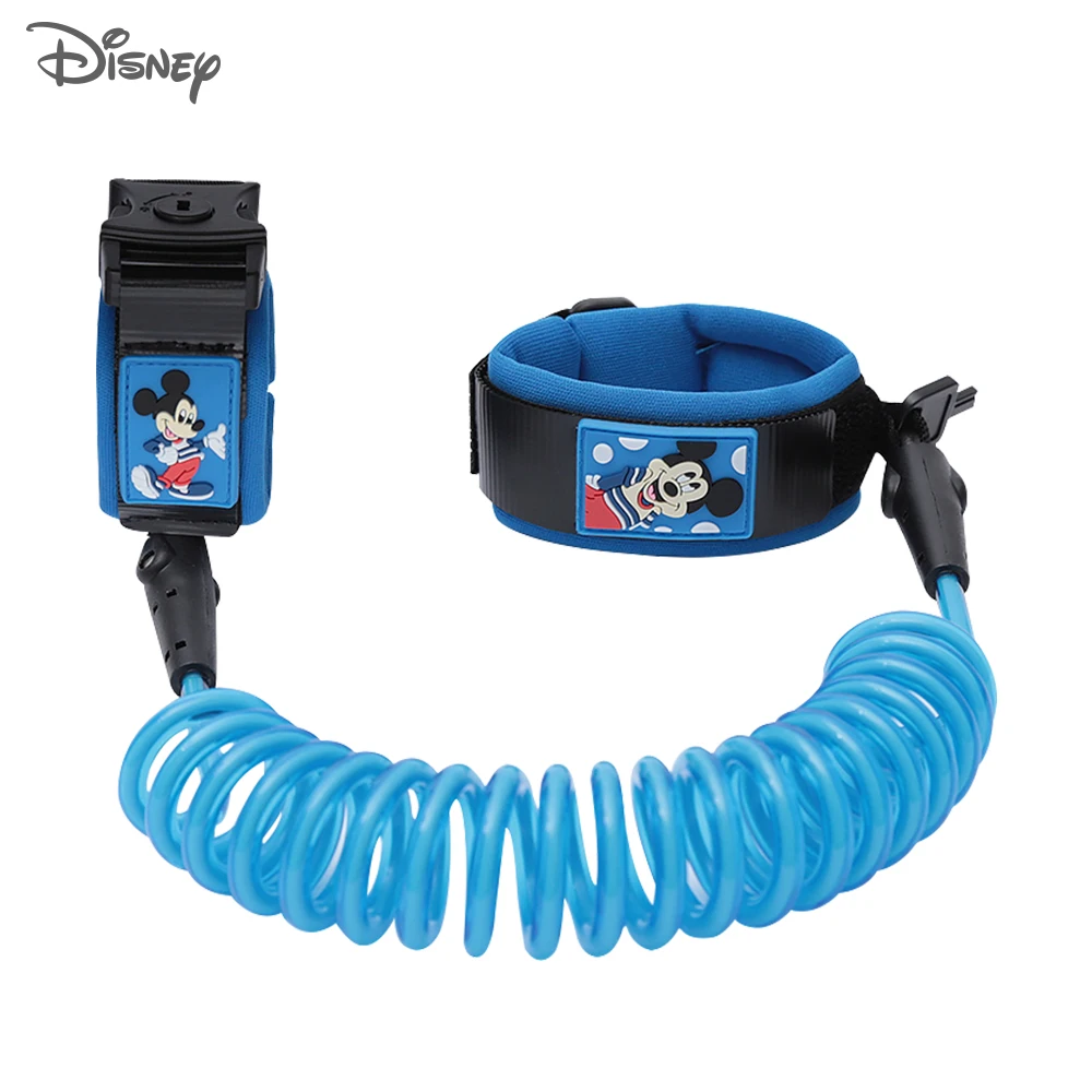 Disney-cuerda de tracción para niños, pulsera antipérdida para bebés, cinturón de seguridad para niños, 1,8 metros