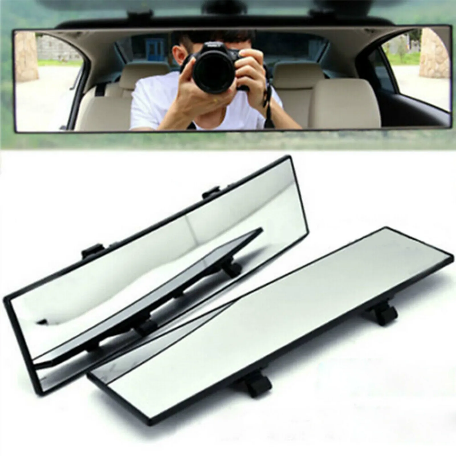 

Universal Anti glare Wide Angle Convex Rearview Mirror Car Interior Rear View Baby Child Seat Watch Blue Sun Visor Goggle Safety