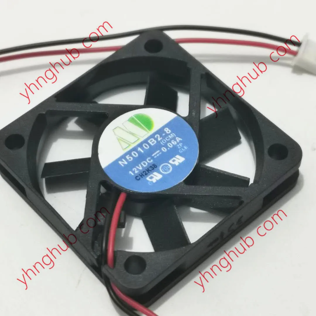 

SUNON N5010B2-8 DC 12V 0.06A 50x50x10mm 2-Wire Server Cooling Fan