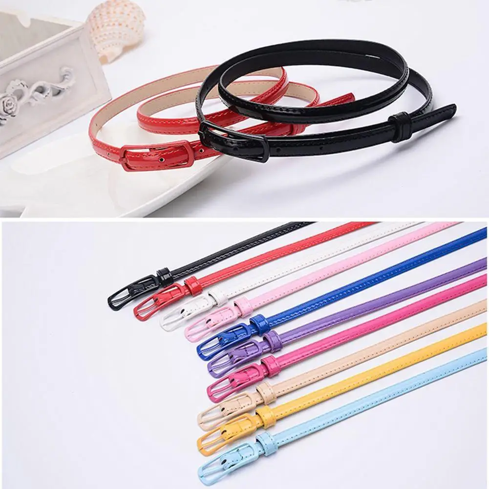 Elegant Women Belt Fashion Luxury Thin Style Adjustable Faux Leather Women Waist Belt Dress Jeans Accessories ремень женский