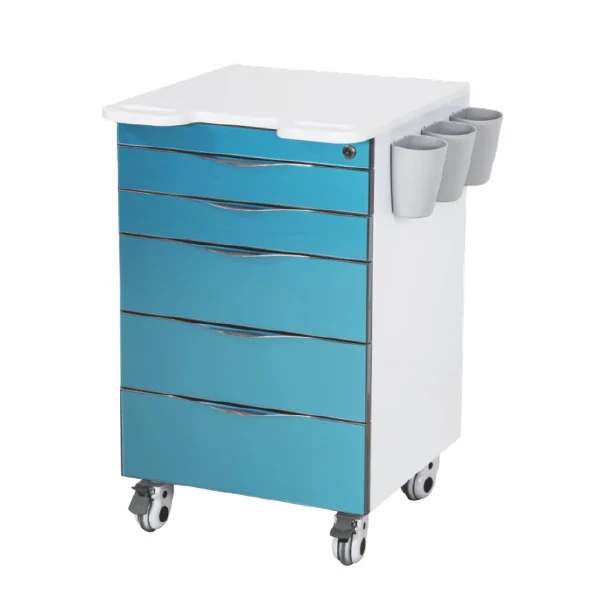 Dental side cabinet dental clinic mobile cabinet nurse storage combination cabinet trolley workbench