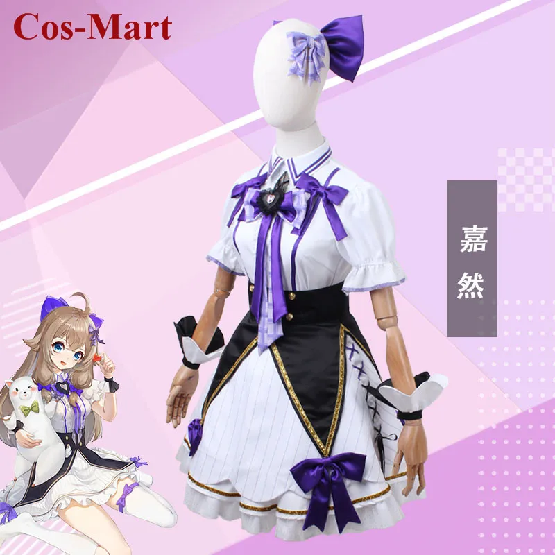 Cos-Mart Anime Vtuber A-SOUL Ava/Diana/Eileen/Bella/Carol Cosplay Costume Sweet Teame Uniform Activity Party Role Play Clothing