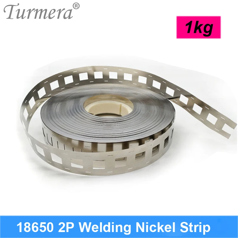 

1KG 0.15mm Thickness 18650 2P Welding Nickel Strip for Lithium Battery Soldering Use for Electric Bike and Solar System Turmera