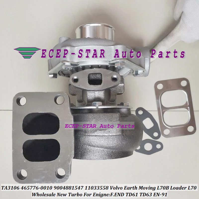 توربو TA3106 465776 465776-0010 465776-5011S 9004881547 11033558 ل فولفو الأرض تتحرك L70B محمل L70 F.END TD61 TD63 EN-91 #6