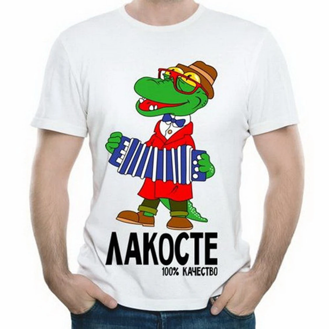 T-Shirt Crocodile Man's Short Sleeve Oversize Tee Shirt 100% Cotton Summer Tops Custom Made Shirt