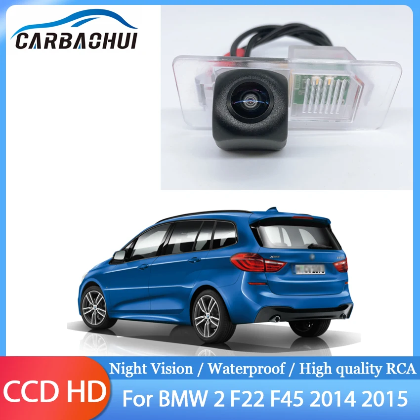 

Car Reverse Rearview Parking Camera Rear Back View AUTO HD CCD Camera High quality RCA For BMW 2 F22 F45 2014 2015