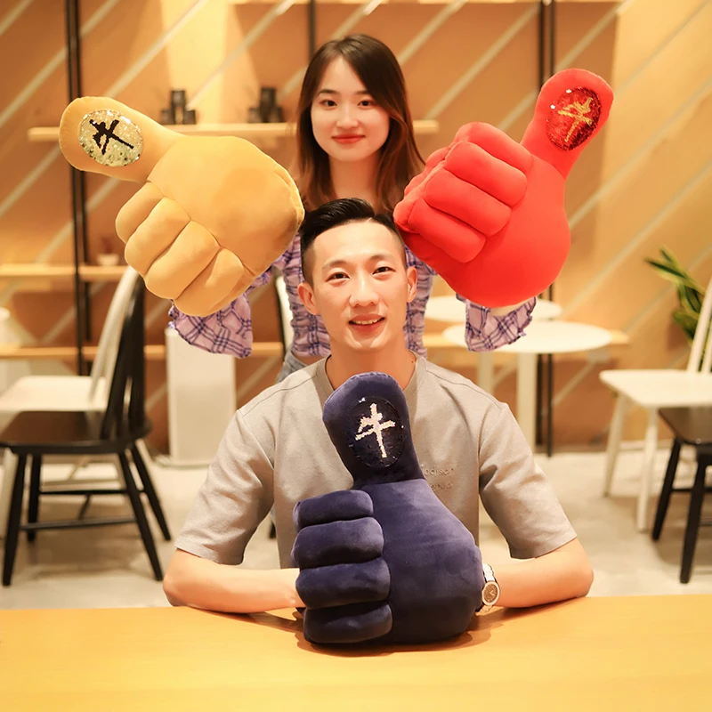 ใหม่ Thumb Plush ของเล่น Thumb Plush ของเล่นอุ่นมือวันเกิดของขวัญเด็กนวนิยาย Plush ของเล่น