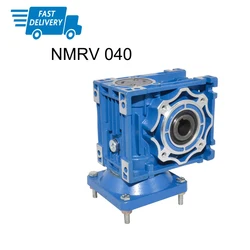 DC Electric High Torque NMRV 040 Gearbox Reducer Ratio 7.5/10/15/20/25/30/40/50/60/100 High Quality Electric Motor Gearbox