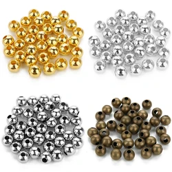 (1000Pcs/lot )3mm Dia Pick 4 Colors Jewelry Findings Smooth Ball Spacer Beads  (w02938) Wholesale Accessories