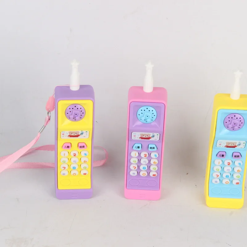 Brinquedo do telefone celular plástico da música das crianças máquina de aprendizagem ponto leitura elétrica aprendizagem música vocal educação brinquedo