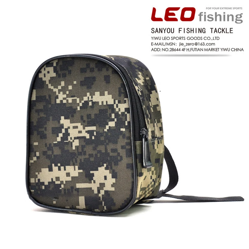 Fishing Reel Bag Accessories Camouflage Small Package Oxford Cloth Portable Lure Soft Case