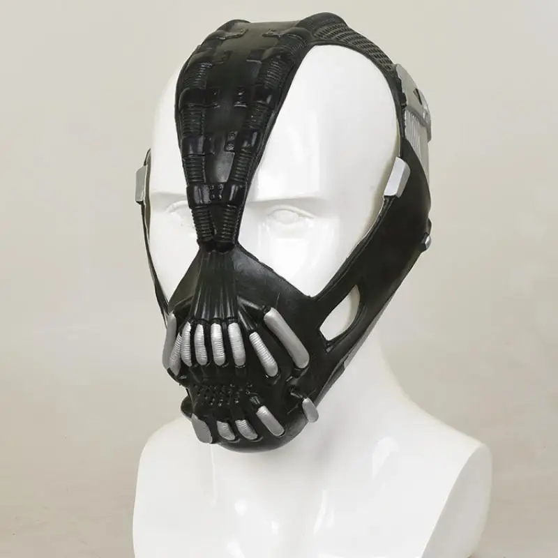 

Knight Cosplay Mask Halloween Cosplay Accessory Latex Headgear Unisex Warrior Cosplay Disguisement For Carnival Black Cool Mask