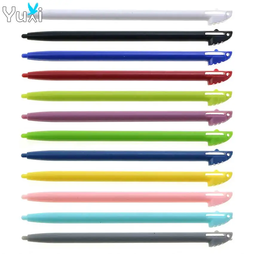 YuXi 12 Colors Touch Stylus Pen For 3DS XL Plastic Game Video Stylus Pen Game Accessories